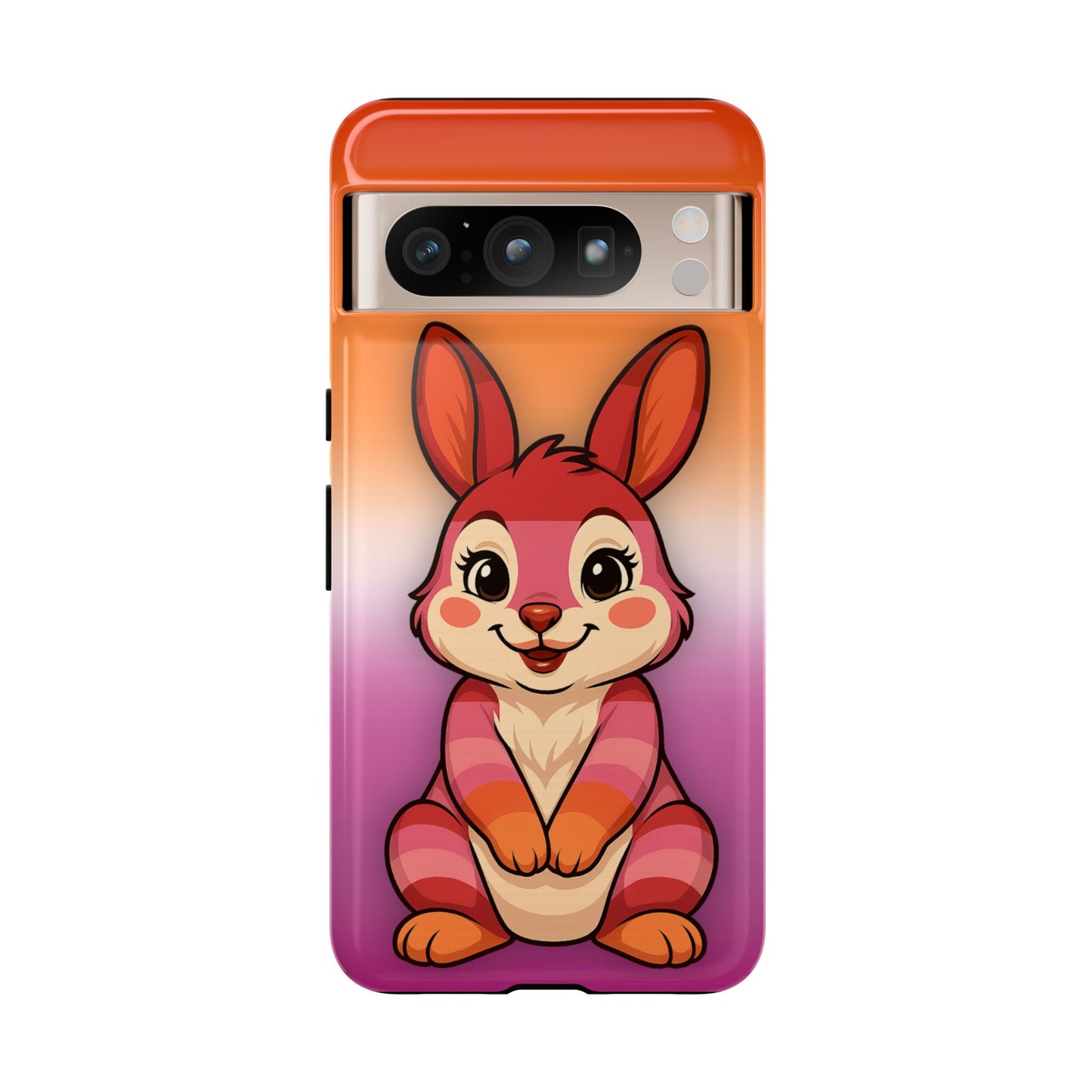 "hare to slay" – lesbian [femme] bunny android tough phone case