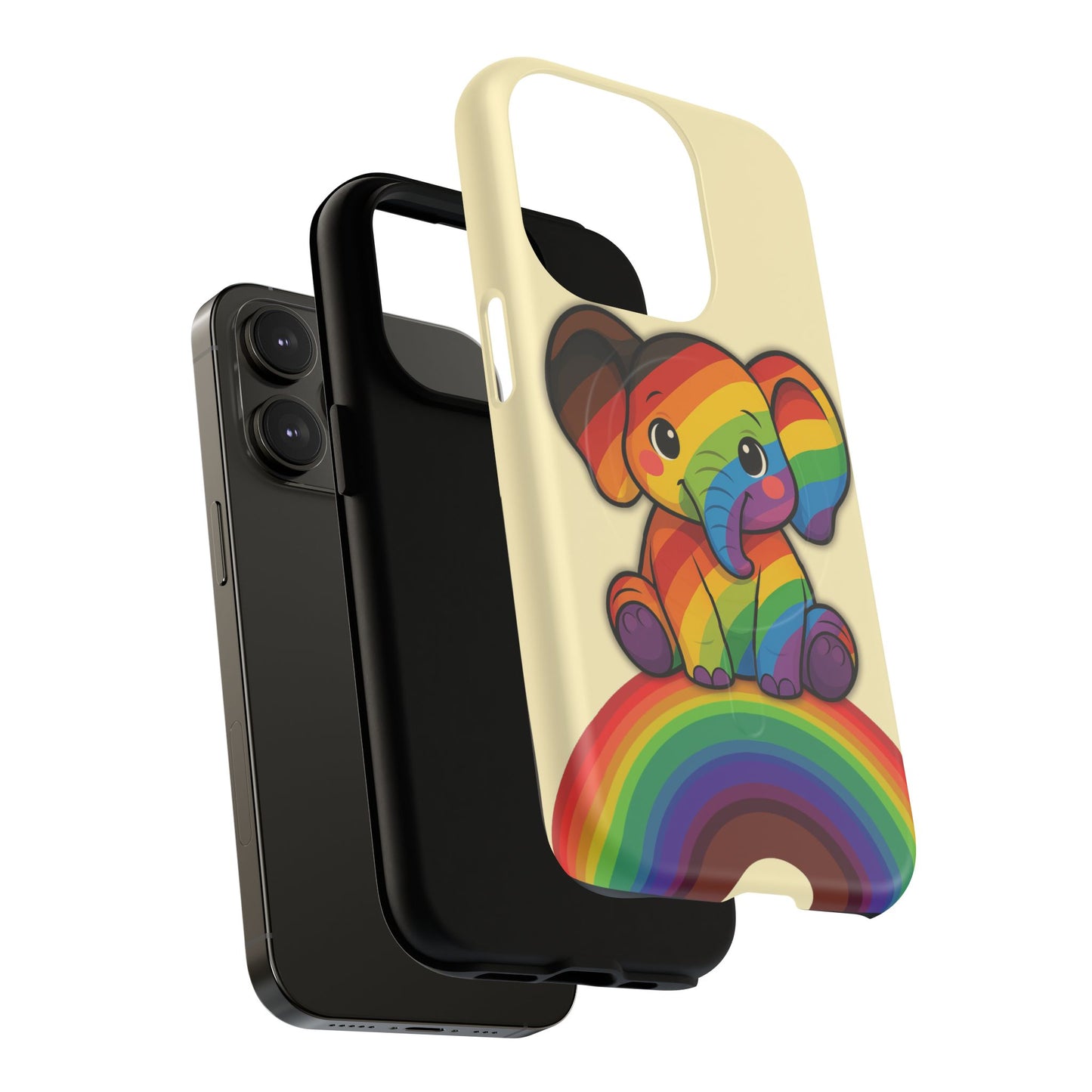 "jumbo joy" – philadelphia pride elephant magsafe® iphone tough case