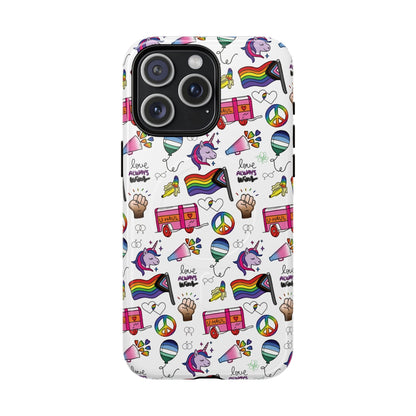 “Identity Mix” LGBTQIA+ Collage MagSafe® Tough iPhone Case