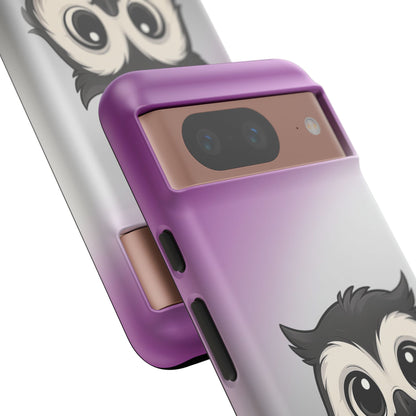 "Ace-Wise" – Asexual Pride Owl Android Tough Phone Case