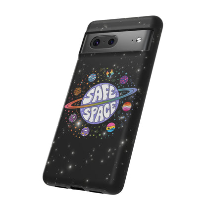 "Safe Space" LGBTQIA+ Pride Galaxy Android Tough Phone Case