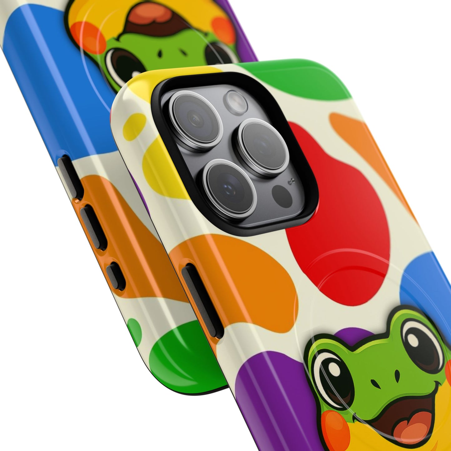 "rainbow ribbit" - lgbtqia+ pride frog magsafe® iphone tough case