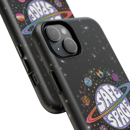 "Safe Space" LGBTQIA+ Pride Galaxy MagSafe® iPhone Case