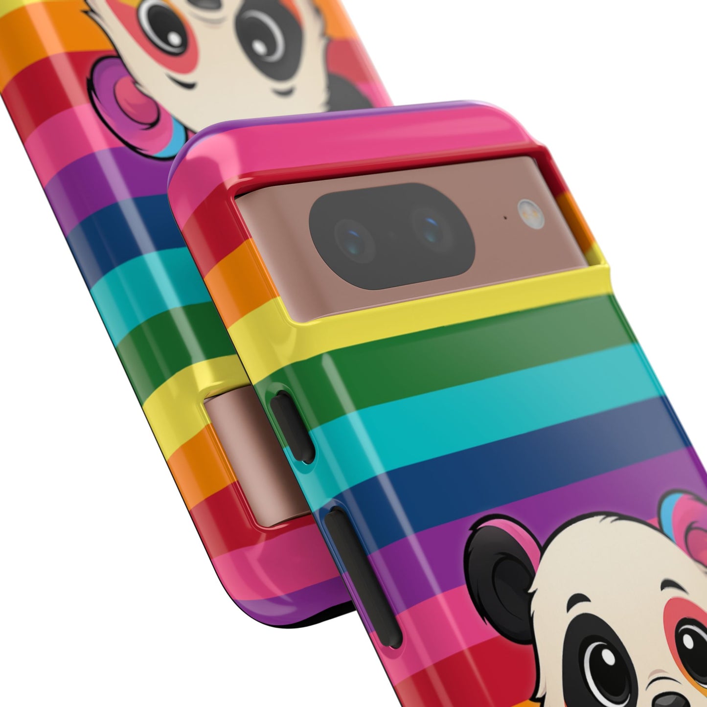 "pridecub" – progress + rainbow pride panda android tough phone case