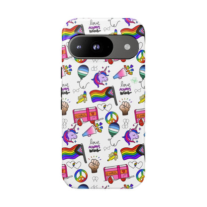 "Identity Mix" LGBTQIA+ Collage Android Tough Phone Case