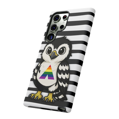 "Fly with Pride" – LGBTQIA+ Ally Pride Hawk Android Tough Phone Case