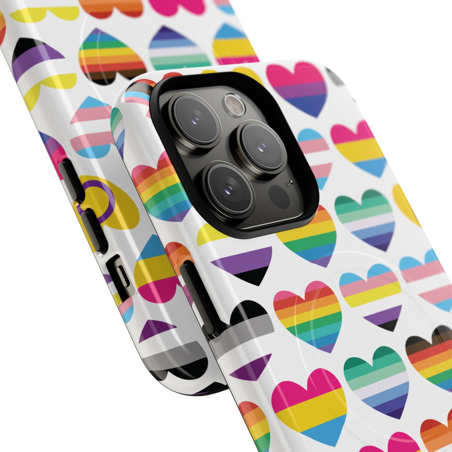 "proud hearts" lgbtqia+ love magsafe® iphone case