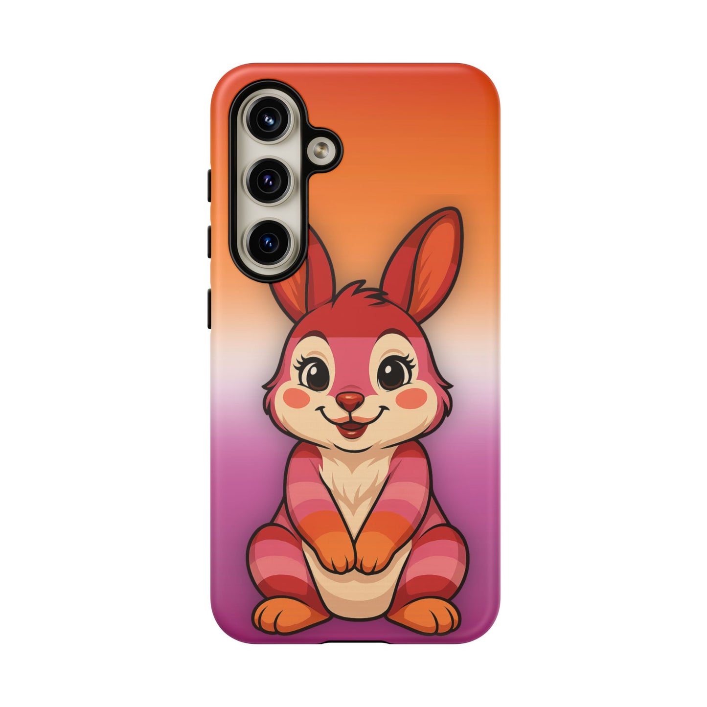 "hare to slay" – lesbian [femme] bunny android tough phone case