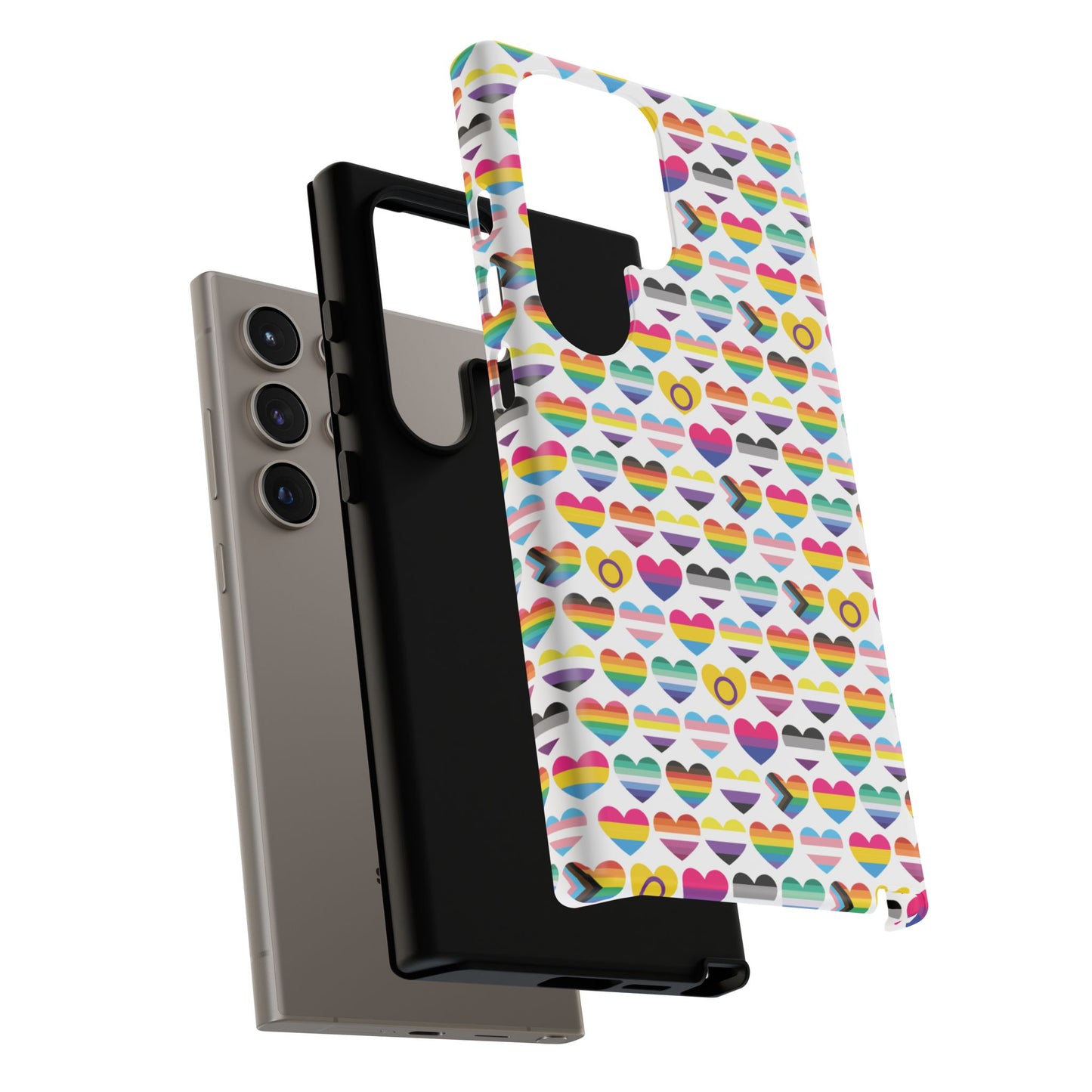 “heart of diversity" – bright edition – android tough phone case