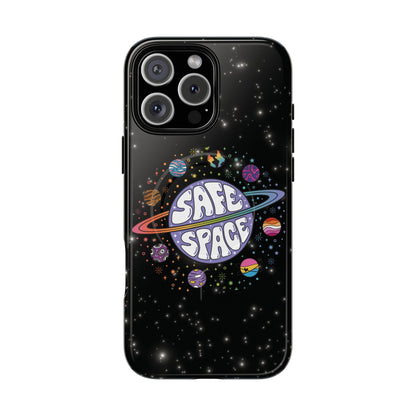 "Safe Space" LGBTQIA+ Pride Galaxy MagSafe® iPhone Case