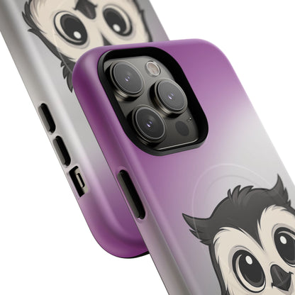 "Ace-Wise" – Asexual Pride Owl MagSafe® iPhone Tough Case