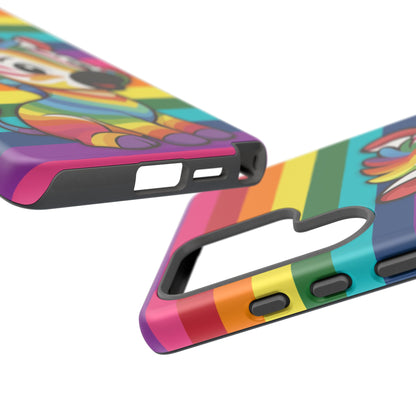 "Zee the O.G." – Original Rainbow Pride Zebra Android Tough Phone Case