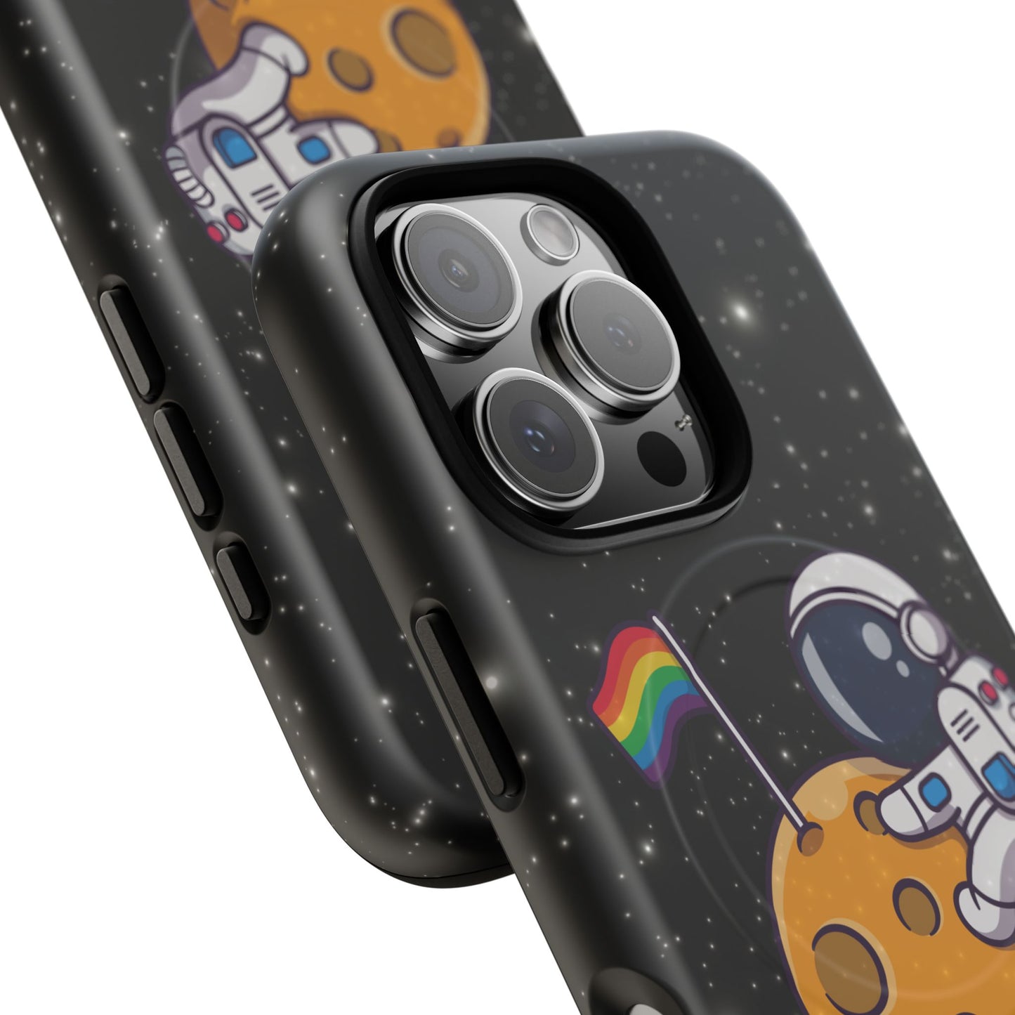 "cosmic queer" lgbtqia+ astronaut magsafe® iphone tough case