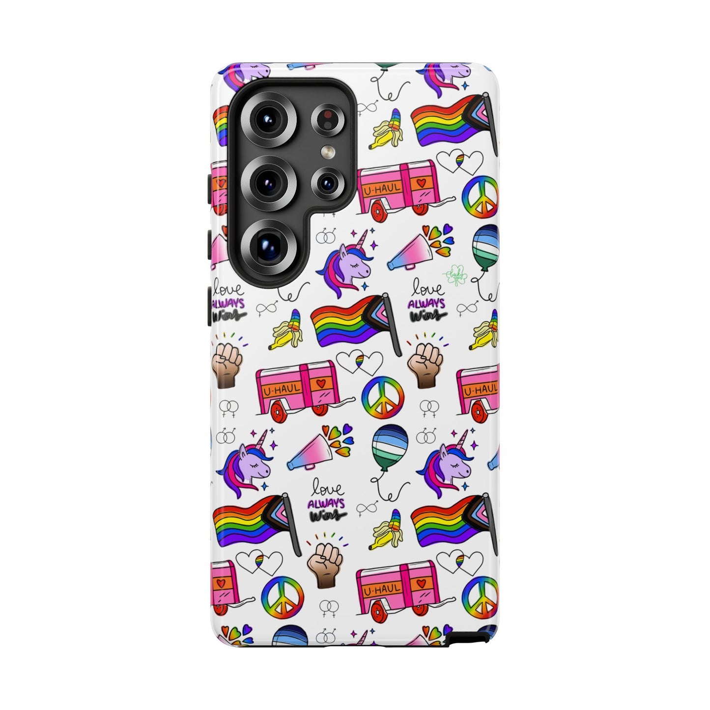 "identity mix" lgbtqia+ collage android tough phone case