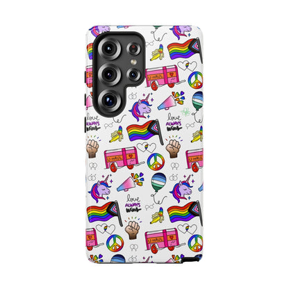 "Identity Mix" LGBTQIA+ Collage Android Tough Phone Case