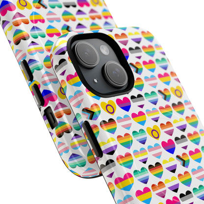 “Heart of Diversity” – Bright Edition – MagSafe® iPhone Tough Case