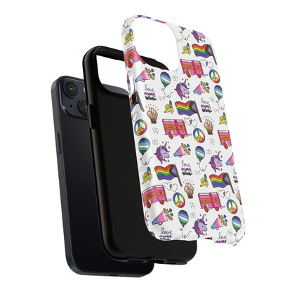 “Identity Mix” LGBTQIA+ Collage MagSafe® Tough iPhone Case