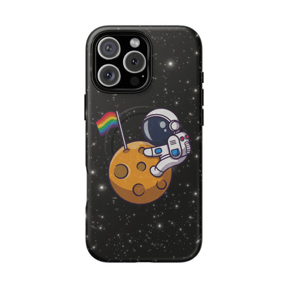"Cosmic Queer" LGBTQIA+ Astronaut MagSafe® iPhone Tough Case
