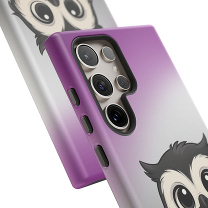 "Ace-Wise" – Asexual Pride Owl Android Tough Phone Case