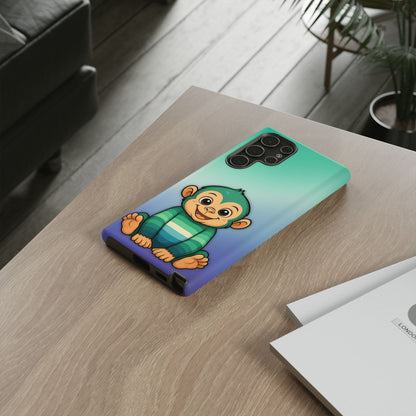 "Monkey Love" – Gay [MLM] Pride Android Tough Phone Case