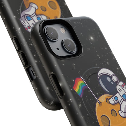 "Cosmic Queer" LGBTQIA+ Astronaut MagSafe® iPhone Tough Case