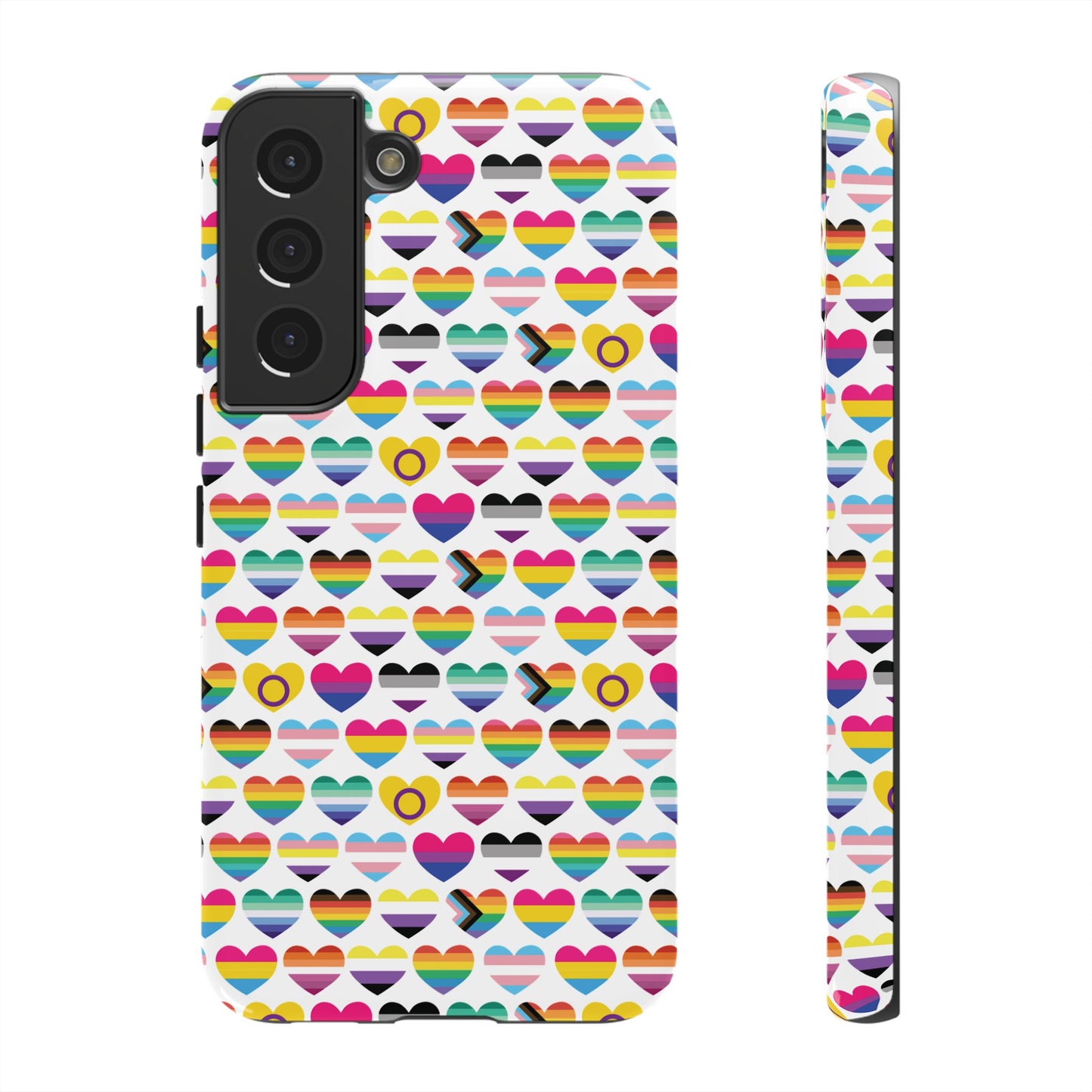 “heart of diversity" – bright edition – android tough phone case