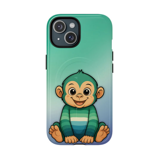 "Monkey Love" – Gay [MLM] Pride Monkey MagSafe® iPhone Tough Case