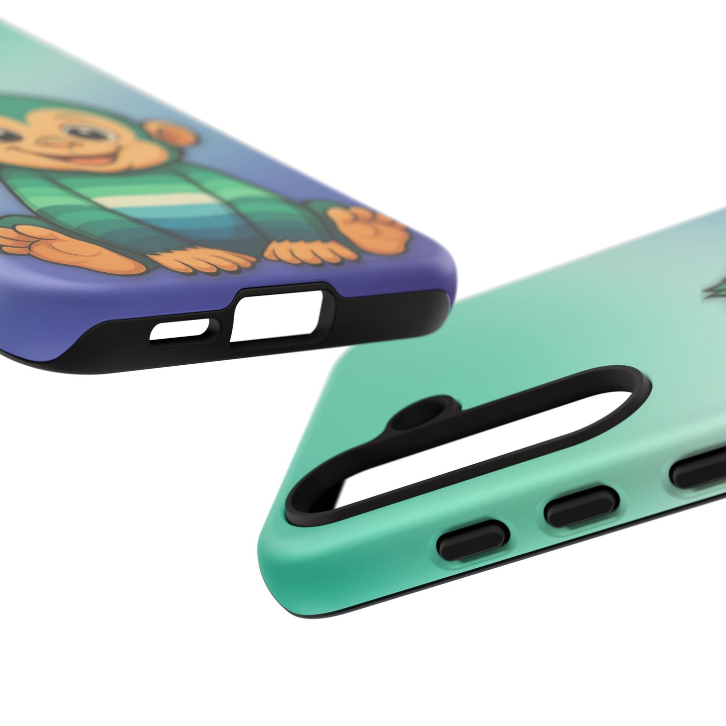 "monkey love" – gay [mlm] pride android tough phone case