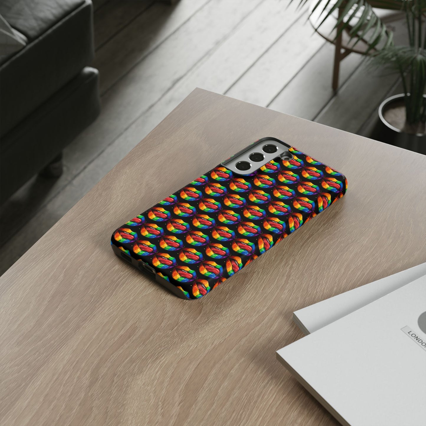"taste the rainbow" android tough phone case