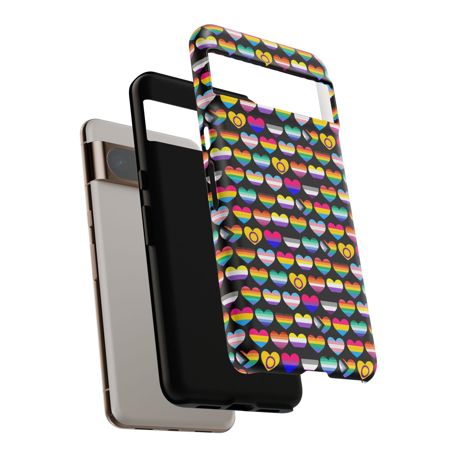 “heart of diversity" – bold edition – android tough phone case