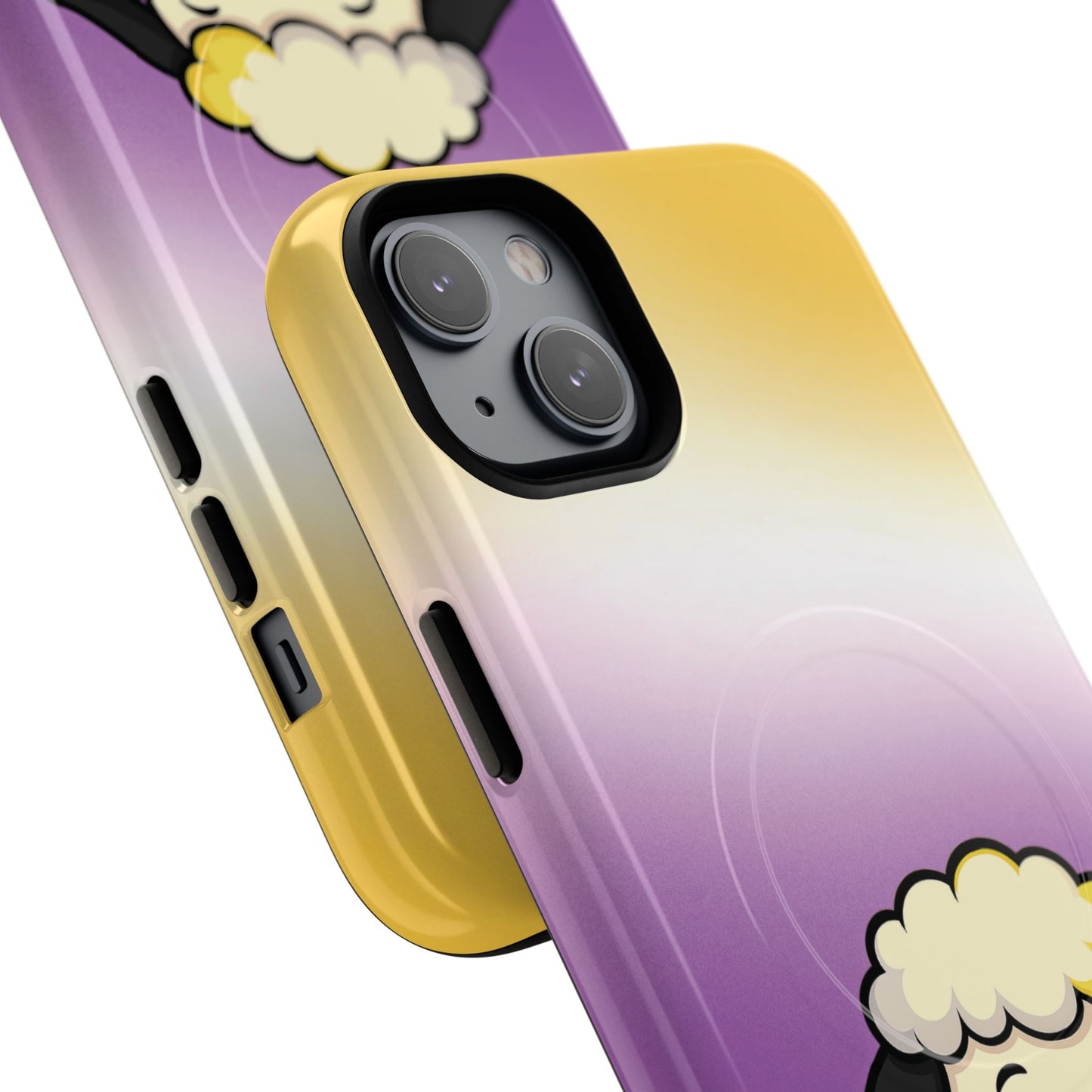 "nonbibaaary" – nonbinary pride sheep magsafe® iphone tough case