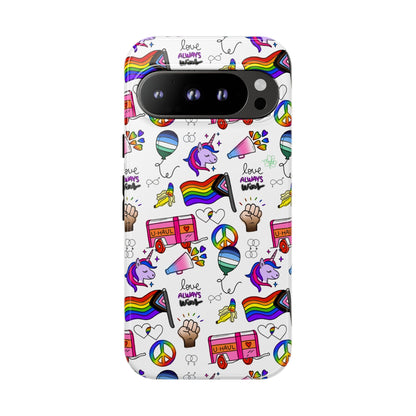 "Identity Mix" LGBTQIA+ Collage Android Tough Phone Case