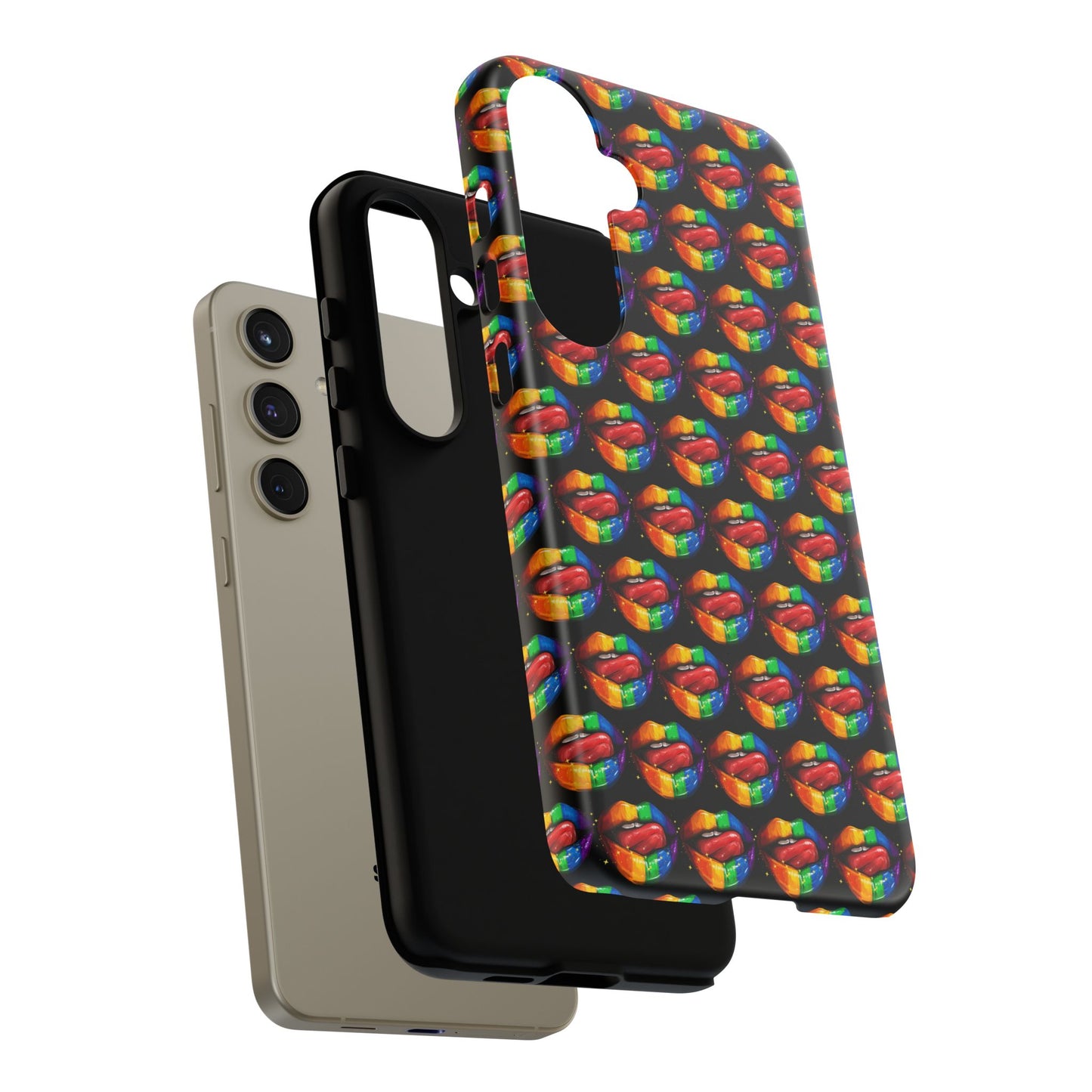 "taste the rainbow" android tough phone case