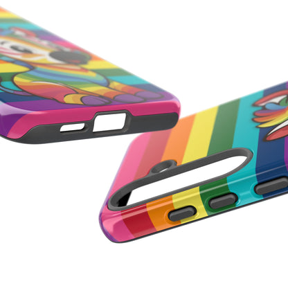 "Zee the O.G." – Original Rainbow Pride Zebra Android Tough Phone Case