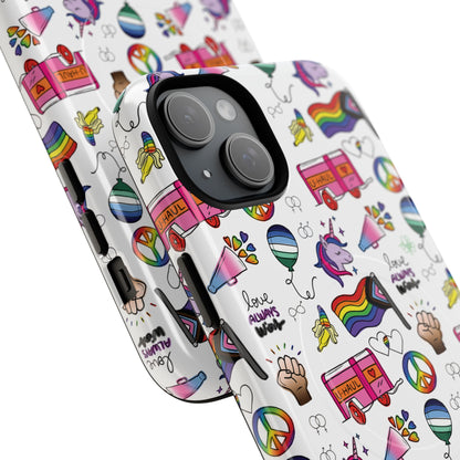 “Identity Mix” LGBTQIA+ Collage MagSafe® Tough iPhone Case