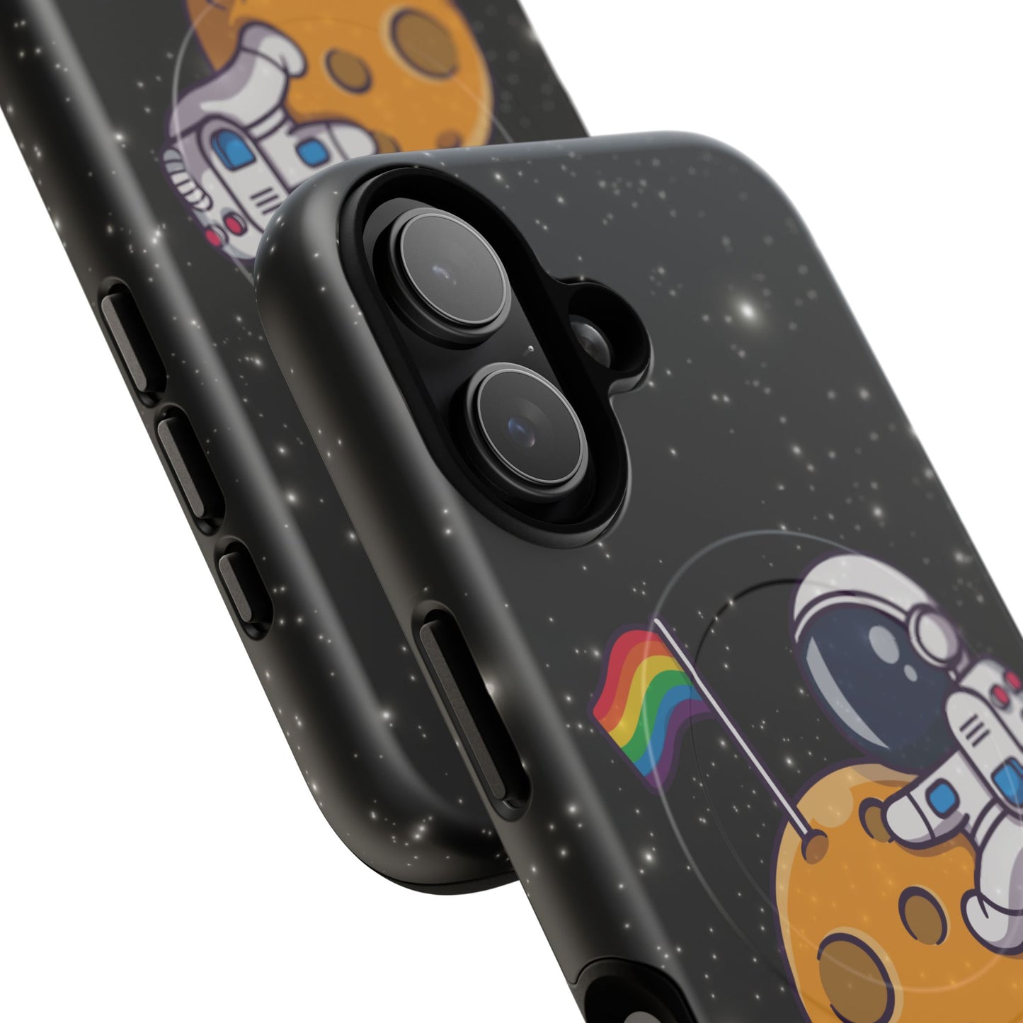 "cosmic queer" lgbtqia+ astronaut magsafe® iphone tough case