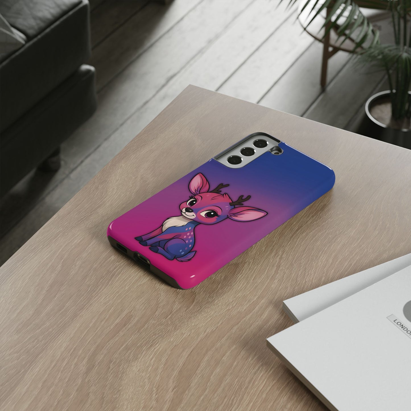 “bi-design” – bisexual pride doe android tough phone case