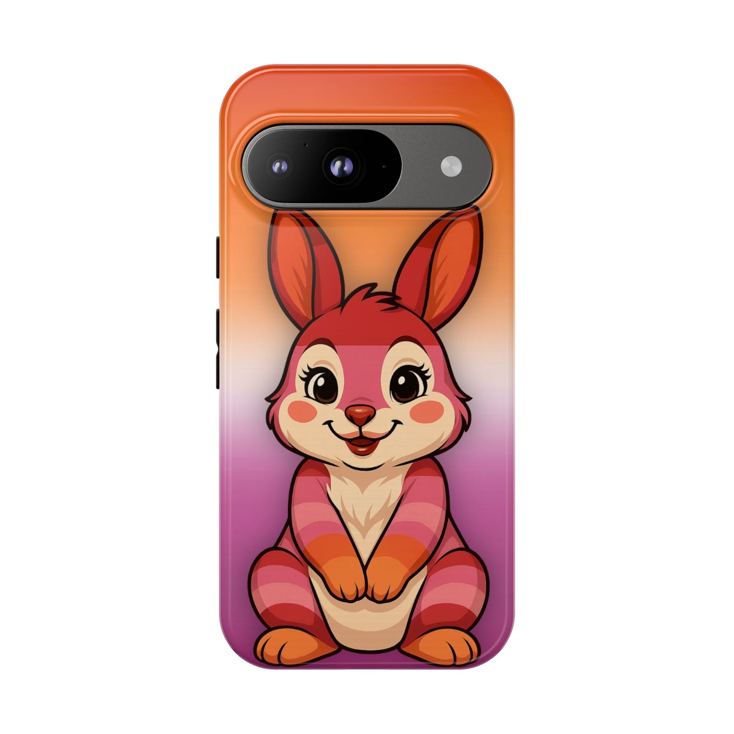 "hare to slay" – lesbian [femme] bunny android tough phone case