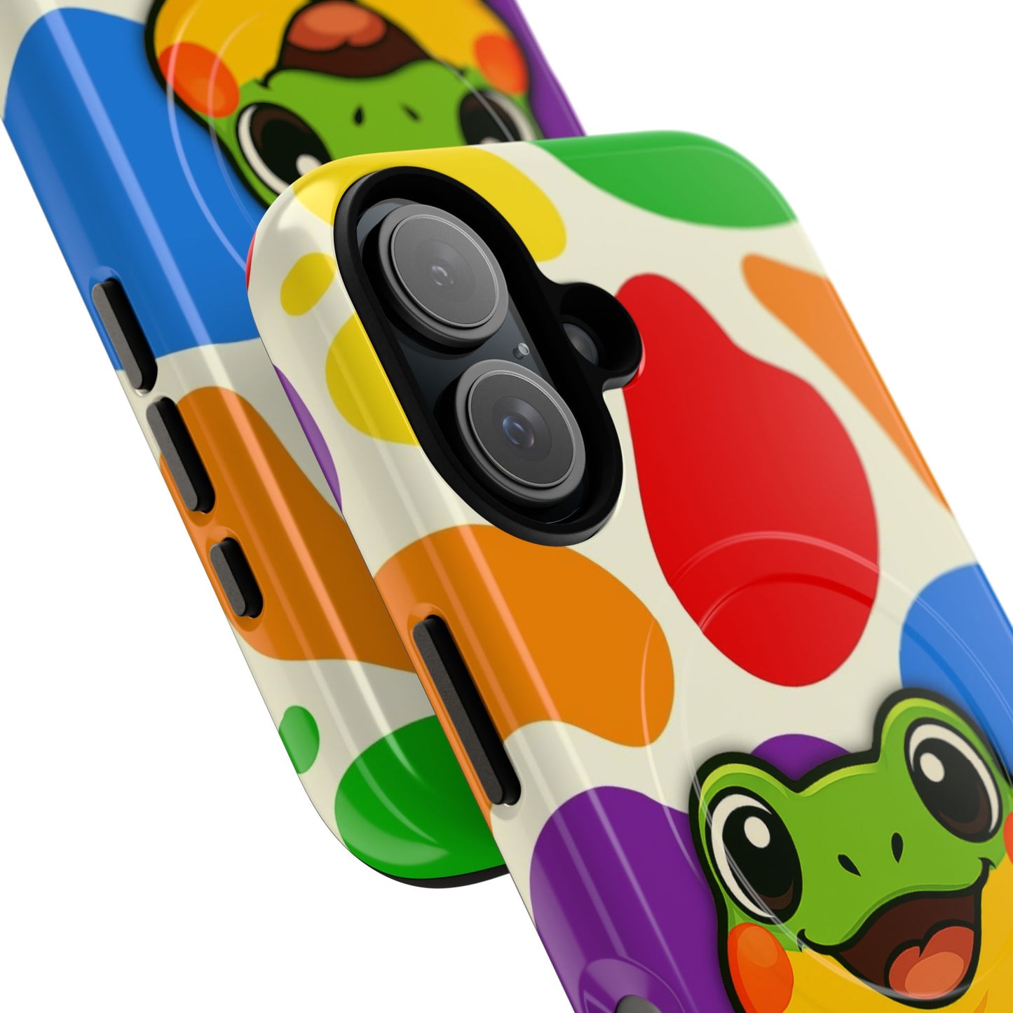 "rainbow ribbit" - lgbtqia+ pride frog magsafe® iphone tough case