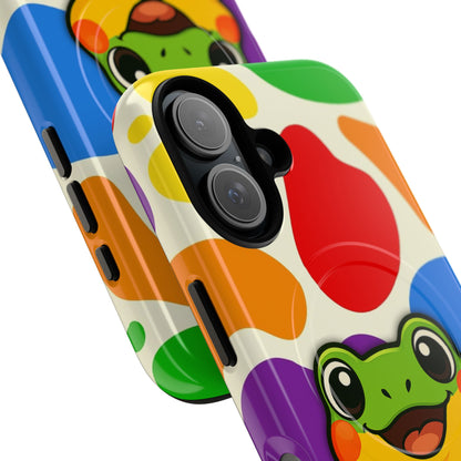 "Rainbow Ribbit" - LGBTQIA+ Pride Frog MagSafe® iPhone Tough Case