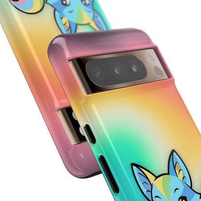 "Queer as a Fox" – Queer Pride Fox Android Tough Phone Case