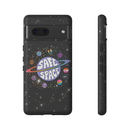 "Safe Space" LGBTQIA+ Pride Galaxy Android Tough Phone Case