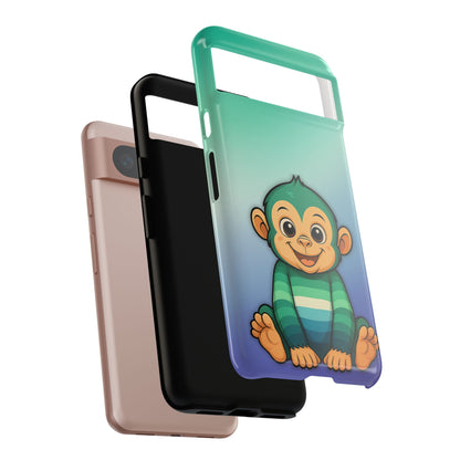 "Monkey Love" – Gay [MLM] Pride Android Tough Phone Case