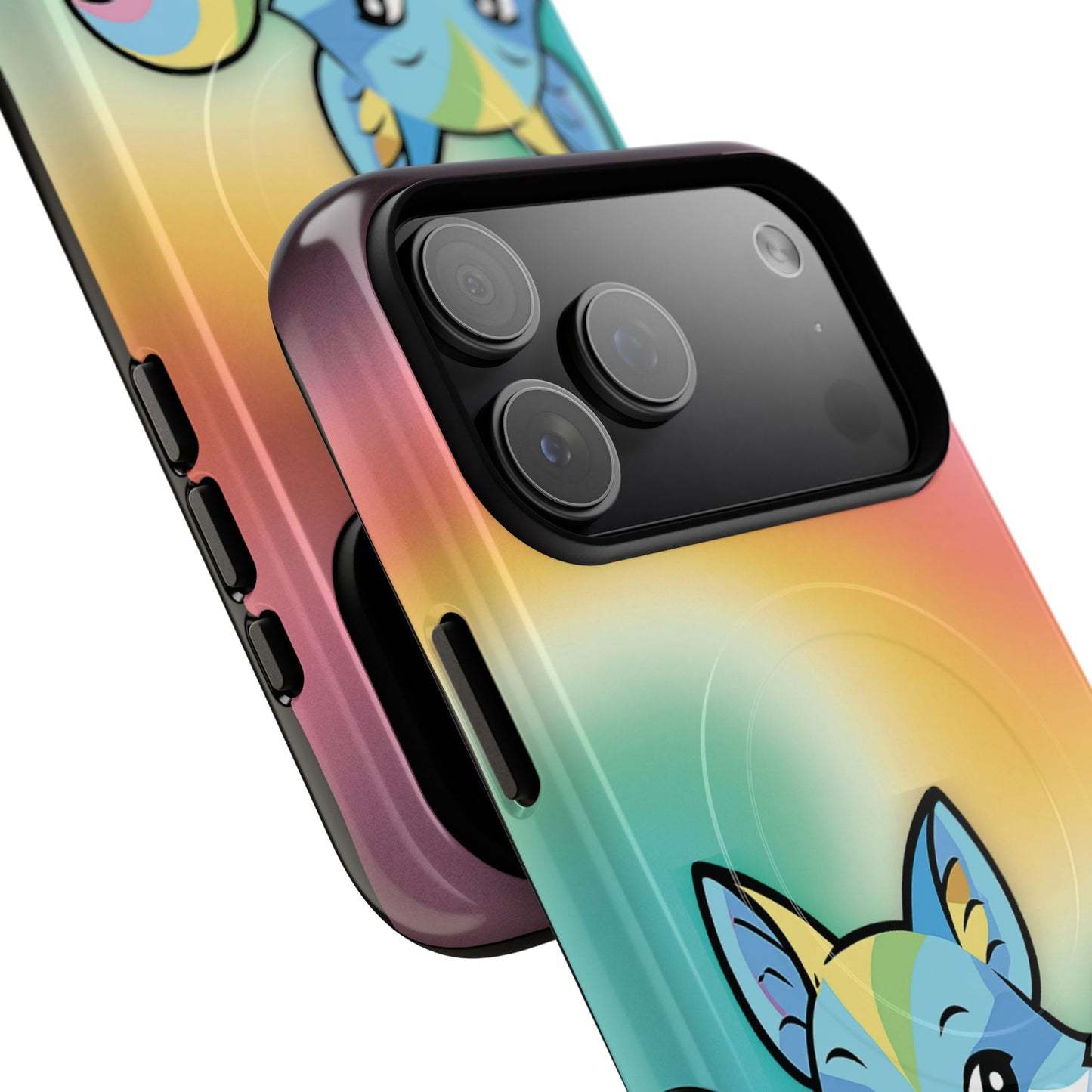 "queer as a fox" – queer pride fox magsafe® iphone case