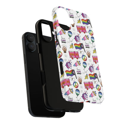 “Identity Mix” LGBTQIA+ Collage MagSafe® Tough iPhone Case