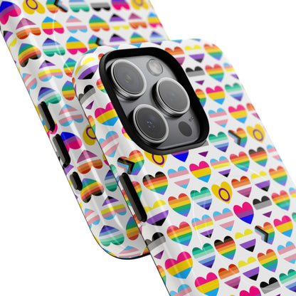 “Heart of Diversity” – Bright Edition – MagSafe® iPhone Tough Case
