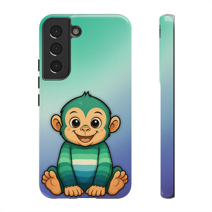 "Monkey Love" – Gay [MLM] Pride Android Tough Phone Case