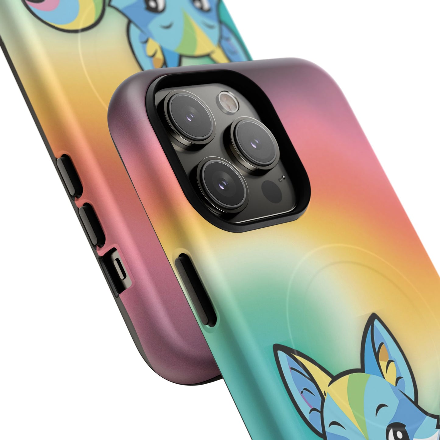 "queer as a fox" – queer pride fox magsafe® iphone case