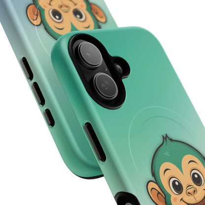 "Monkey Love" – Gay [MLM] Pride Monkey MagSafe® iPhone Tough Case