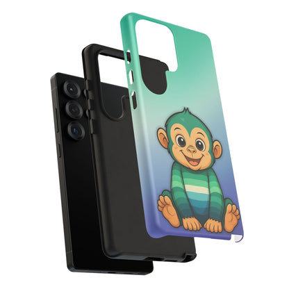 "Monkey Love" – Gay [MLM] Pride Android Tough Phone Case